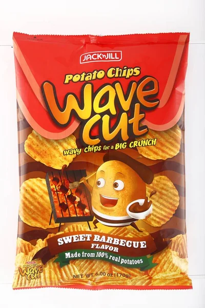 Antipolo City Philippines February 2019 Bag Wave Cut Potato Chip — Stock Photo, Image