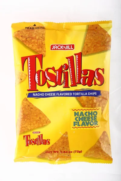 Antipolo City Filipinas Fevereiro 2019 Saco Chips Tostillas Nachos Lanche — Fotografia de Stock