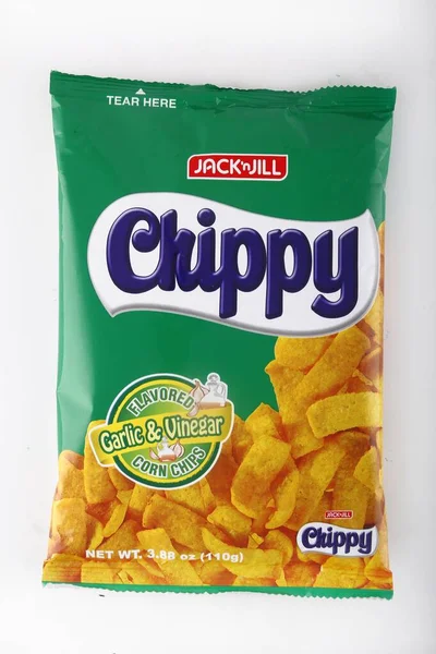 Antipolo City Filipíny Února 2019 Taška Chipsy Izolovaném Bílém Pozadí — Stock fotografie