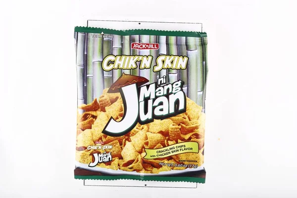 菲律宾Antipolo市 2019年2月6日 一袋Chick Skin Mang Juan Chick Skin Mang Juan — 图库照片