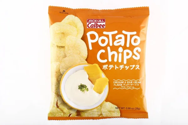 Antipolo City Philippines February 2019 Bag Potato Chip Snack Isolated — Stock Photo, Image