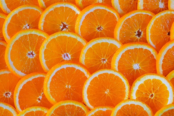 Naadloze Abstracte Achtergrond Van Vers Gesneden Sinaasappelen Close Weergave — Stockfoto