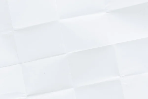 Papel vincado branco — Fotografia de Stock