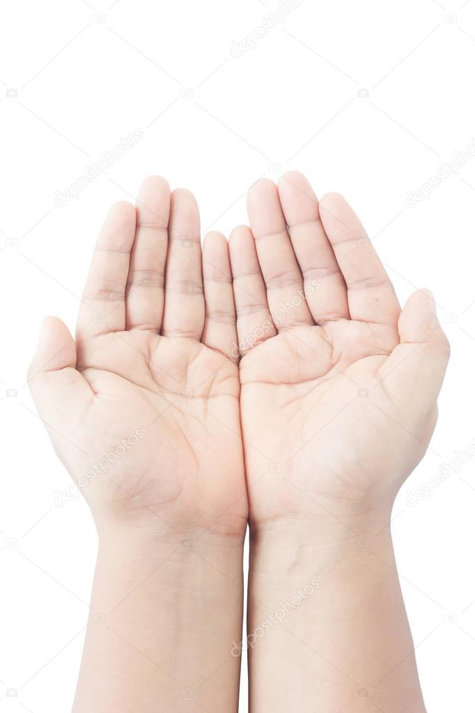 give hand sign