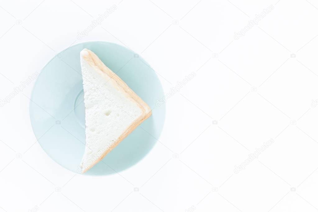 sandwich on dish