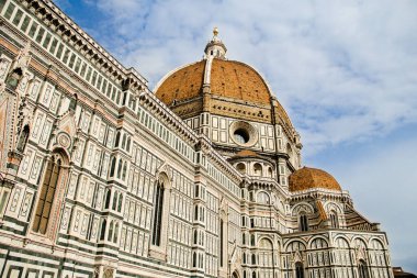 Florence cathedral, Florence with the Brunelleschi dome, taly. view of the cathedral in florence clipart