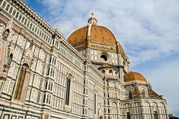 Cathédrale de Florence, Florence avec le dôme Brunelleschi, taly. vue sur la cathédrale de florence — Photo