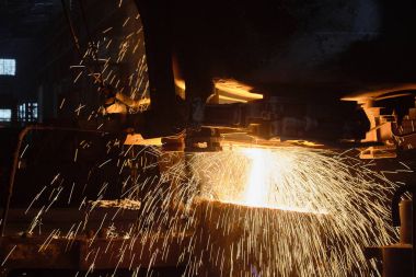 Külçe döküm. Elektrik ark ocağı Dükkanı