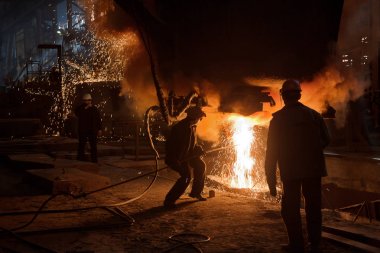 Külçe döküm. Elektrik ark ocağı Dükkanı