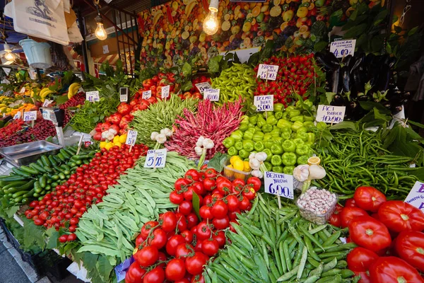 Verdure Mercato Cittadino Kadikoy Istanbul — Foto Stock
