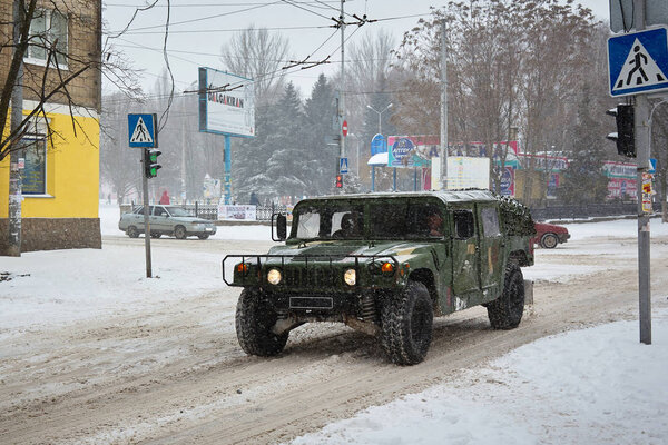 Милицейский Хаммер
