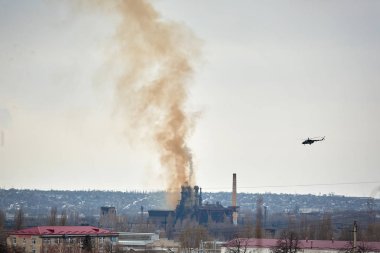 Kramatorsk, Ukrayna silahlı kuvvetleri helikopteri