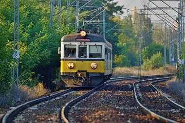 Yolcu treni. Lehçe Demiryolları.