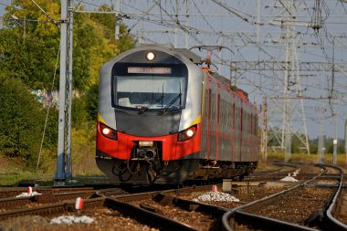 Tren yolculuğu. Lehçe Demiryolları.