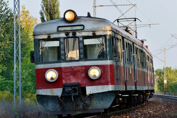 Passagierstrein. Poolse spoorwegen. — Stockfoto