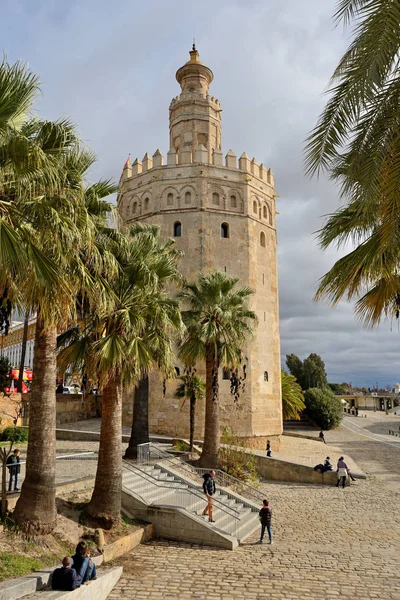 Toren Van Goud Sevilla Spanje — Stockfoto