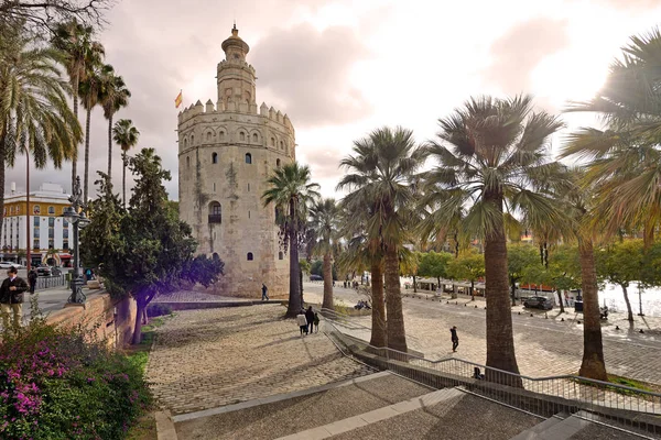 Toren Van Goud Sevilla Spanje — Stockfoto