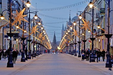 Piotrkowska sokak, lodz, Polonya