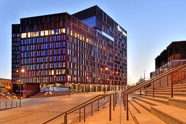 City Lodz Train Station View City City Gate Lodz City — Stock Photo, Image