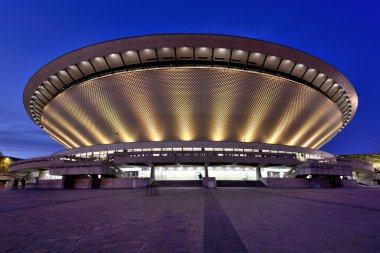 Spodek Spor ve Eğlence Salonu. Katowice, Polonya.