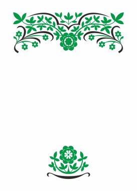 renkli çerçeve çiçek