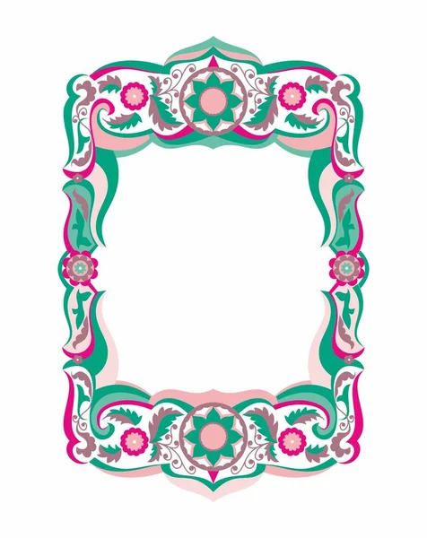Vektör çerçeve çiçek