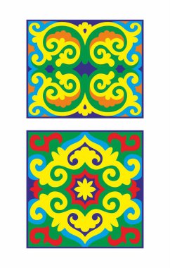 Tatar Ulusal süs vektör
