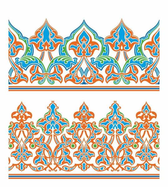 Farsça çiçek süsleme vektör arka planda