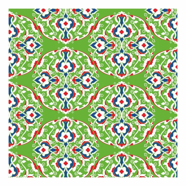 Farsça çiçek süsleme vektör arka planda