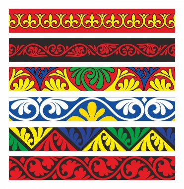 Ortaçağ geometrik süs vektör