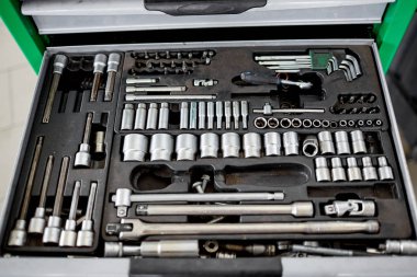 Yeşil kutu mekaniği yakın çekim için Araçlar