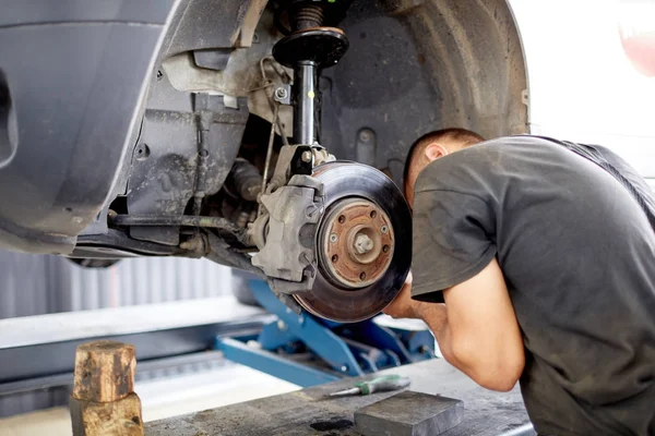 Mekanik frenler kırdı makinesinde onarır