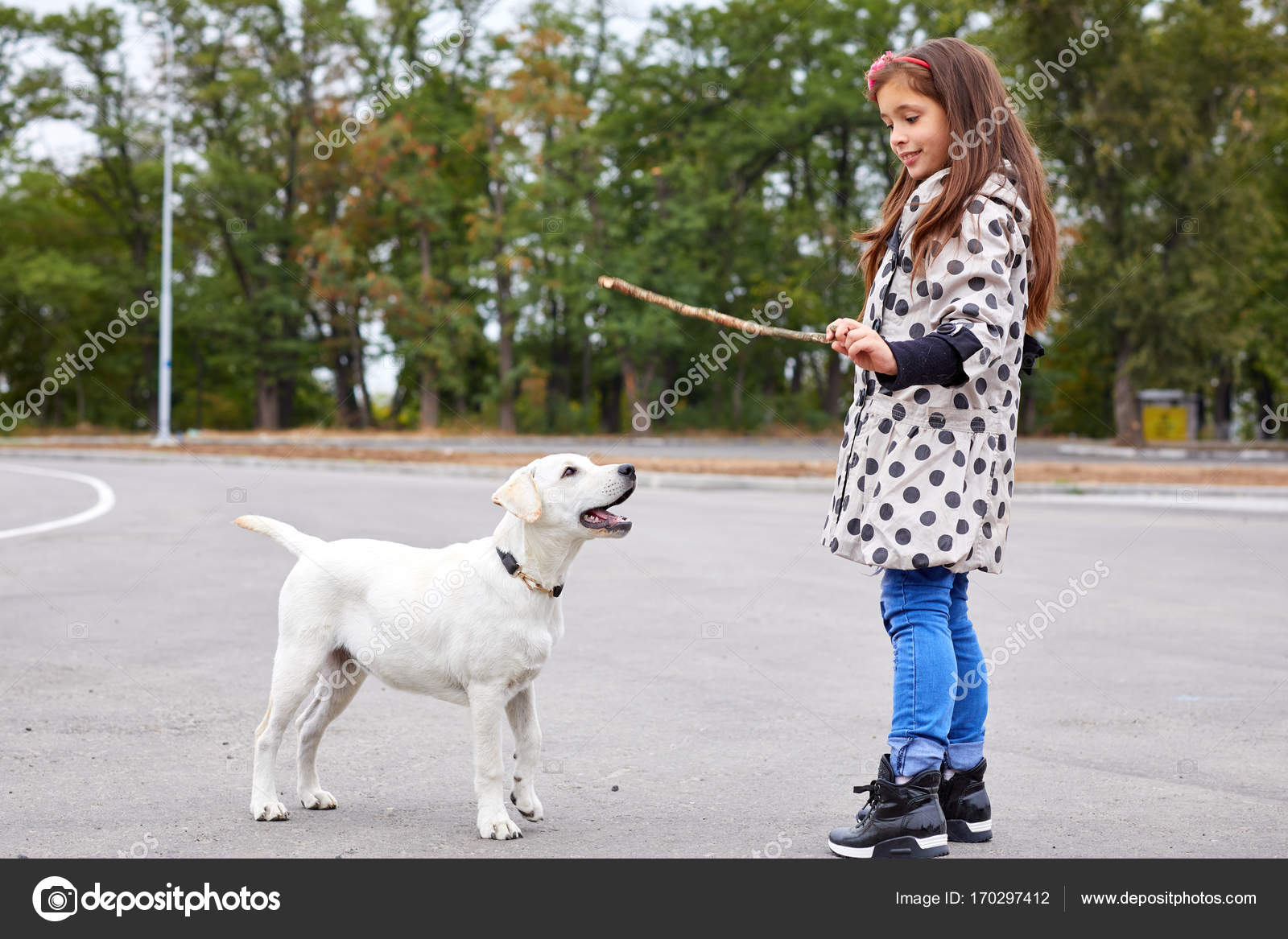 Ung flicka få som
