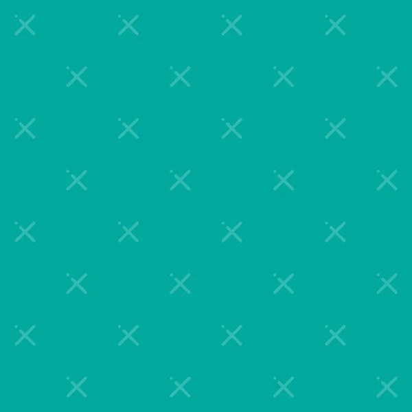 Un patrón vectorial cyan hecho con signo x plus. Textura X fondo alicatado. Textura de moda con ventajas o cruces . — Vector de stock