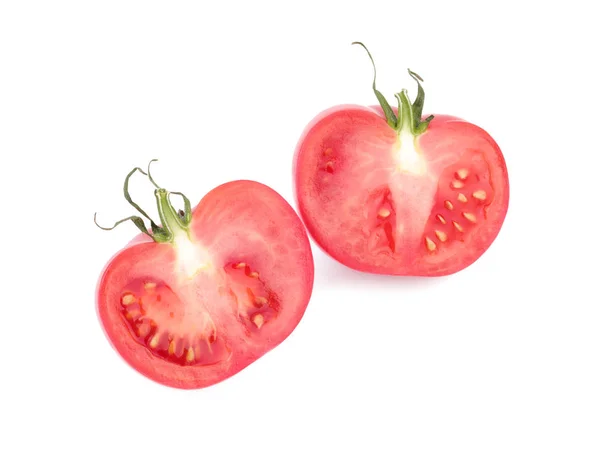 Ντομάτα κόκκινο απομονωθεί — Φωτογραφία Αρχείου