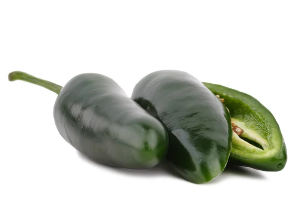Φωτεινό πράσινες πιπεριές — Φωτογραφία Αρχείου