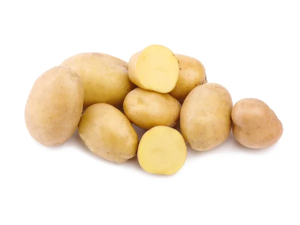 Rå unga potatis — Stockfoto