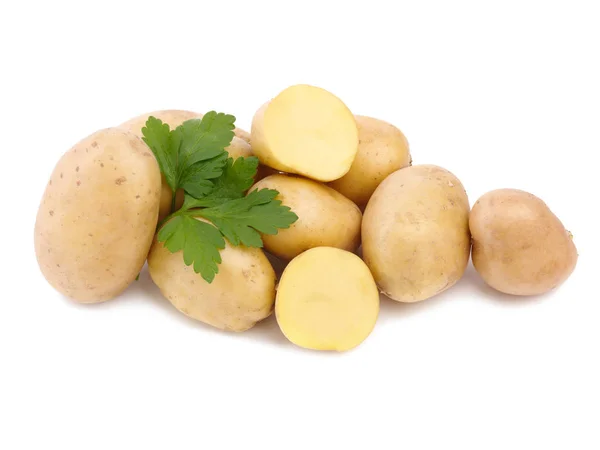 Batatas jovens frescas e cruas — Fotografia de Stock