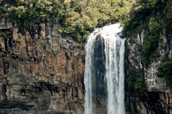 Schöner Caracol Wasserfall Caracol Park Der Nähe Der Städte Canela — Stockfoto