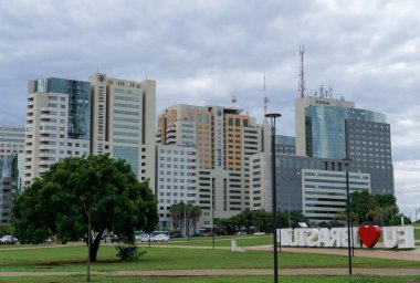 Brasilia, Brezilya, 24 Kasım 2019: Brasilia 'nın Güney Otel Sektörü