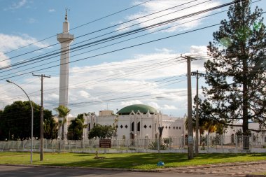 Brezilya, Brezilya 2 Aralık 2019: Brasilia 'daki İslam Merkezi Camii. Brasilia 'daki İlk ve Tek Cami.