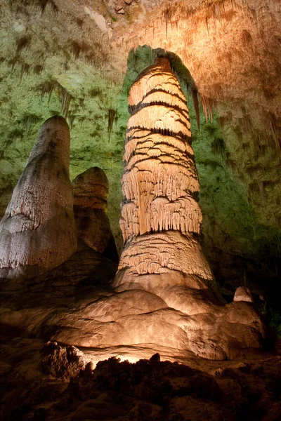 Cúpula Gigante Uma Das Muitas Câmaras Profundas Dentro Carlsbad Cavern — Fotografia de Stock