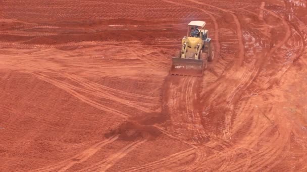 Brasilia Brasil Marzo 2020 Maquinaria Servicio Pesado Allana Camino Para — Vídeos de Stock