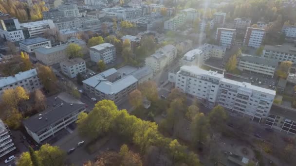 Finnische Stadt Lappeenranta Herbst — Stockvideo