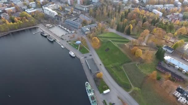 Lappeenranta Antena Outono — Vídeo de Stock