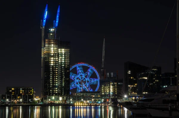 Melbourne Star observation wheel at Docklands — Stock Photo, Image