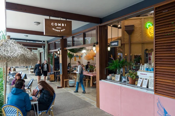 Byron Bay Australië Juli 2017 Combi Een Trendy Café Byron — Stockfoto