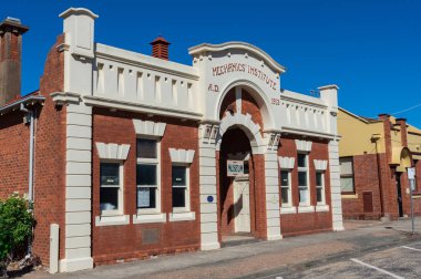 Rushworth mekanik Rushworth merkezi Victoria yapı Enstitüsü.