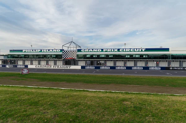 Phillip Island Ciruit motor racing track in Victoria, Australia. — Stock Photo, Image