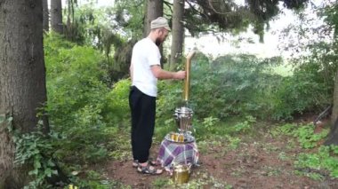 Antik eski semaver